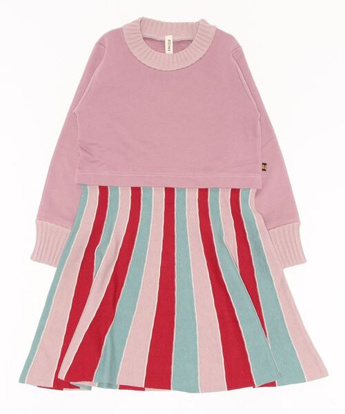 nino（ニノ）の「KNITドッキングワンピース（ワンピース）」 - WEAR
