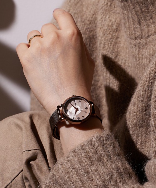 Daily russet（デイリー ラシット）の「【腕時計】クラッシュメッシュウォッチ（アナログ腕時計・レディース・ピンク/シルバー/ブラウン系その他/ブラウン系その他2・FREE）」の8枚目の写真