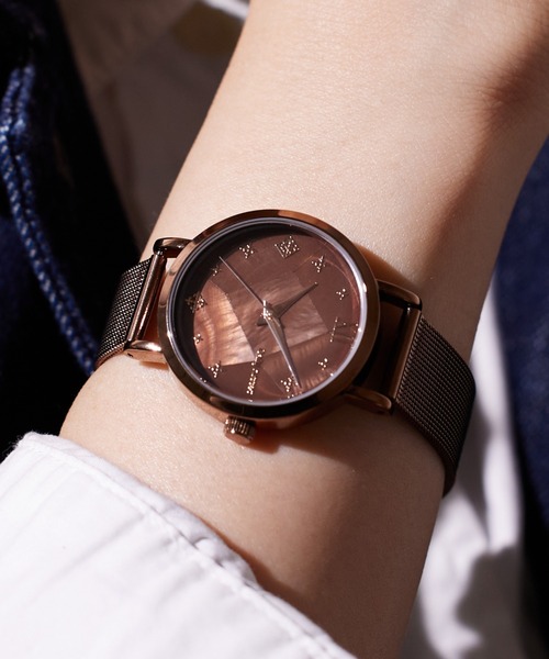 Daily russet（デイリー ラシット）の「【腕時計】クラッシュメッシュウォッチ（アナログ腕時計・レディース・ピンク/シルバー/ブラウン系その他/ブラウン系その他2・FREE）」の21枚目の写真