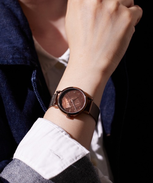 Daily russet（デイリー ラシット）の「【腕時計】クラッシュメッシュウォッチ（アナログ腕時計・レディース・ピンク/シルバー/ブラウン系その他/ブラウン系その他2・FREE）」の13枚目の写真