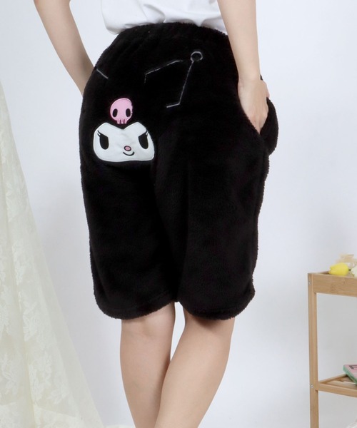 sanrio(サンリオ)の「sanrio(サンリオ)ボアフリースキャラクターショートパンツ(その他ルームウェア・レディース・ピンク/ホワイト/イエロー/ブラック・M/L)」の3枚目の写真