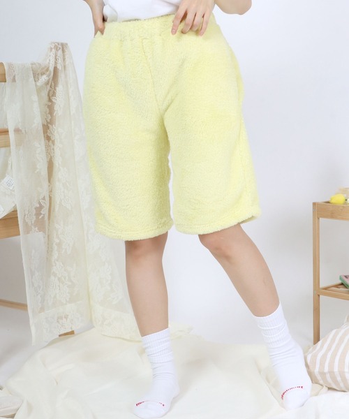 sanrio(サンリオ)の「sanrio(サンリオ)ボアフリースキャラクターショートパンツ(その他ルームウェア・レディース・ピンク/ホワイト/イエロー/ブラック・M/L)」の16枚目の写真