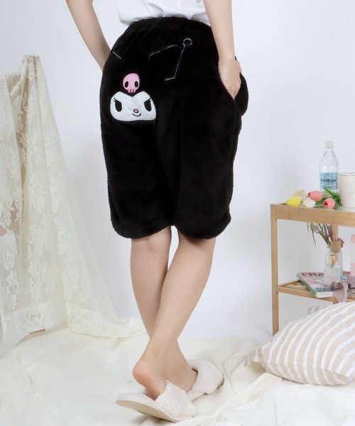 sanrio(サンリオ)の「sanrio(サンリオ)ボアフリースキャラクターショートパンツ(その他ルームウェア・レディース・ピンク/ホワイト/イエロー/ブラック・M/L)」の11枚目の写真