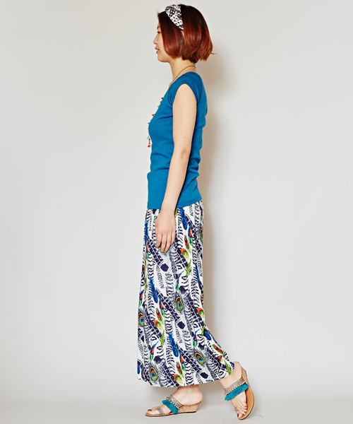 チャイハネ（チャイハネ）の「【チャイハネ】シンプル幅広タンクトップ（タンクトップ・レディース・ターコイズブルー/ホワイト/ベージュ/ブラック/イエロー/パープル/カーキ/ラベンダー/ブルー・FREE）」の22枚目の写真