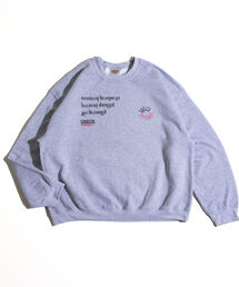 GLOSTER | 【ONEITA×GLOSTER】ワイド&ショート クルーネック ロゴスウェット 裏起毛(スウェット)