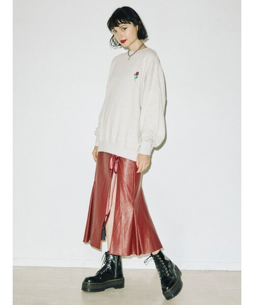 jouetie(ジュエティ)の「バックBIGロゴローズプルオーバー(Tシャツ/カットソー・レディース・パープル/ブルー/グレー/ブラック・MEDIUM)」の16枚目の写真