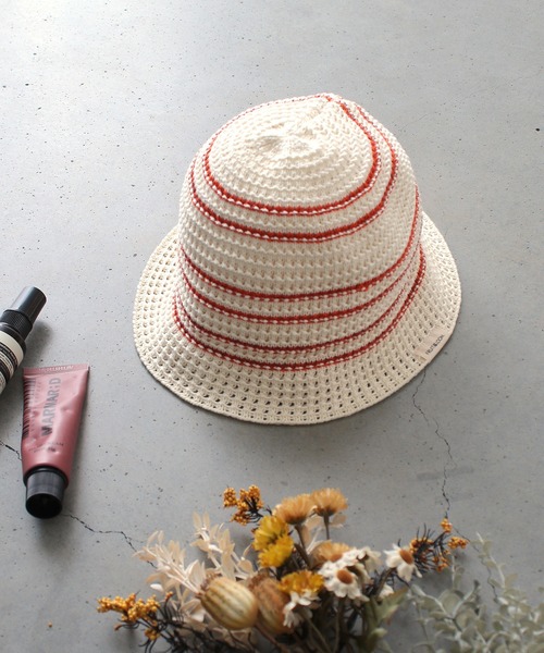 FRUIT OF THE LOOM(フルーツオブザルーム)の「【FRUIT OF THE LOOM】LINE KNIT BUCKET HAT/バケットハット(ハット・メンズ・アイボリー/ブラウン/ブラック/ベージュ/グレー・FREE)」の22枚目の写真