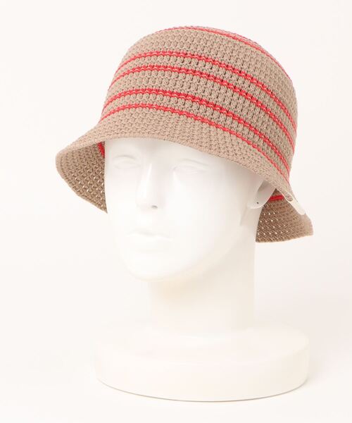 セール】【FRUIT OF THE LOOM】LINE KNIT BUCKET HAT/バケットハット