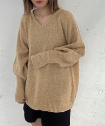 Vネックチュニックニット【ZOZOTOWN限定アイテム】