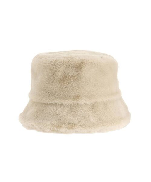 EMODA（エモダ）の「フェイクファーバケットハット（ハット・レディース・アイボリー/ブラック・FREE）」の9枚目の写真