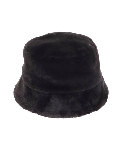 EMODA（エモダ）の「フェイクファーバケットハット（ハット・レディース・アイボリー/ブラック・FREE）」の7枚目の写真