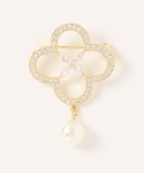 Three Four Time（ｽﾘｰﾌｫｰﾀｲﾑ）の「フラワービジュブローチ【結婚式/フォーマル/入卒/デイリー】（ブローチ/コサージュ・レディース・ゴールド/シルバー・FREE）」の8枚目の写真