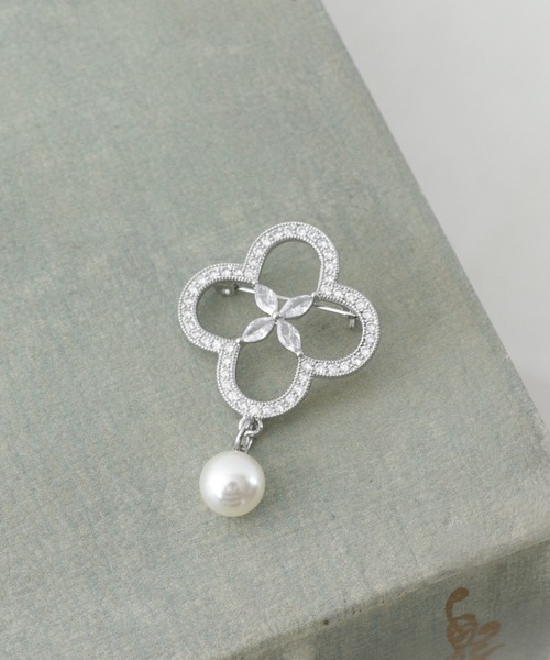 Three Four Time（ｽﾘｰﾌｫｰﾀｲﾑ）の「フラワービジュブローチ【結婚式/フォーマル/入卒/デイリー】（ブローチ/コサージュ・レディース・ゴールド/シルバー・FREE）」の12枚目の写真