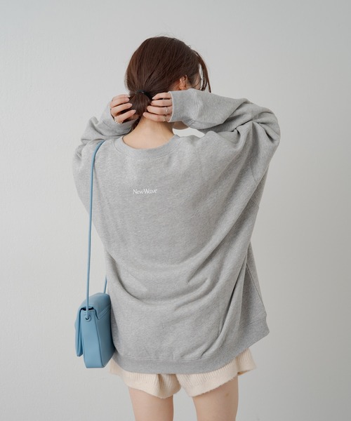 Kastane（カスタネ）の「LOGO刺繍スウェット（スウェット・レディース・ブラック/グレー/アイボリー・FREE）」の14枚目の写真