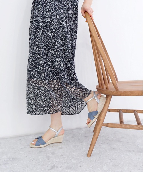 MODE KAORI(モードカオリ)の「ジュートサンダル/35729(サンダル・レディース・ライトブルー/ブラック/プラチナム・S/M/L)」の14枚目の写真