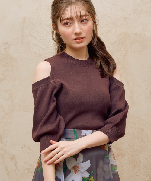 ショルダーレースニット | ニット | Noela OFFICIAL WEB STORE