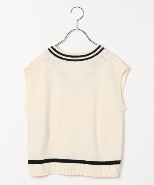 GLOBAL WORK（グローバルワーク）の「ニットベストセットプルオーバー/162617（ニット/セーター・キッズ・ライトグリーン/ベージュ系その他/ベージュ系その他2/オフホワイト/スカイブルー・150cm/110cm/120cm/140cm/130cm/100cm/160cm）」の19枚目の写真