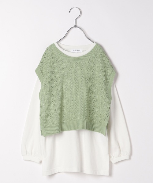 セール】ニットベストセットプルオーバー/162617（ニット/セーター