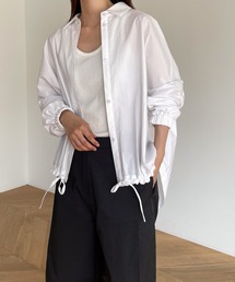 RED CHOP WORKS(レッドチョップワークス) オーバーサイズコットンギャザーシャツ