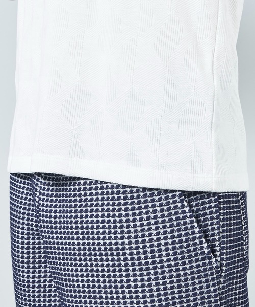 TETE HOMME(テットオム)の「ジグザグジャガードクルーネックTシャツ(Tシャツ/カットソー・メンズ・カーキ/ホワイト/ライトグレー・X-LARGE/XX-LARGE/LARGE/MEDIUM)」の17枚目の写真