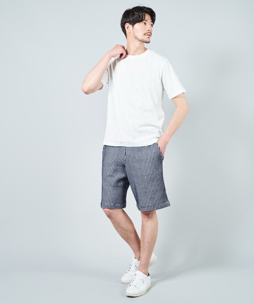 TETE HOMME(テットオム)の「ジグザグジャガードクルーネックTシャツ(Tシャツ/カットソー・メンズ・カーキ/ホワイト/ライトグレー・X-LARGE/XX-LARGE/LARGE/MEDIUM)」の6枚目の写真