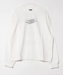 MODISH GAZE 裏毛 クルーネック 長袖 BIG スウェット ローズ