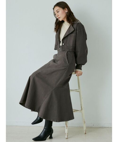 【CIMARRON】テーラードクロップドジャケット CIMARRON ジャケット テーラードジャケット 「CIMARRON