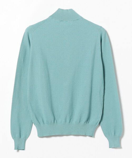 BRILLA per il gusto（ブリッラペルイルグースト）の「FILIPPO DE LAURENTIIS × Brilla per il gusto / 別注 コットン スタンドカラー カーディガン（ニット/セーター・メンズ・ミント/ブルー/ネイビー・48/46/44）」の14枚目の写真