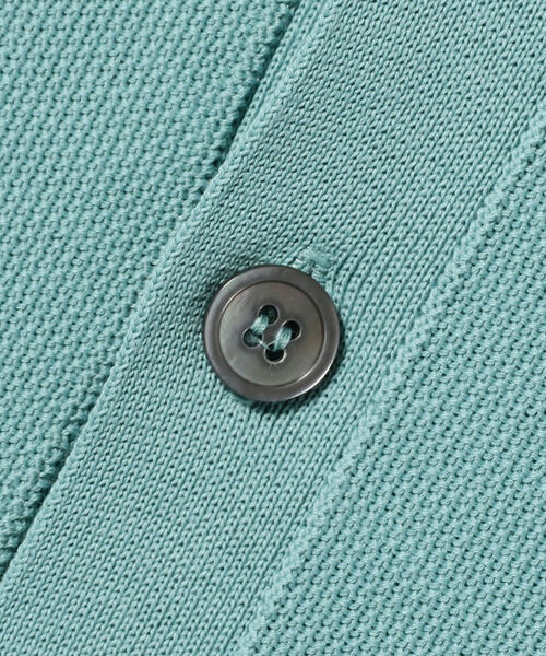 BRILLA per il gusto（ブリッラペルイルグースト）の「FILIPPO DE LAURENTIIS × Brilla per il gusto / 別注 コットン スタンドカラー カーディガン（ニット/セーター・メンズ・ミント/ブルー/ネイビー・48/46/44）」の13枚目の写真