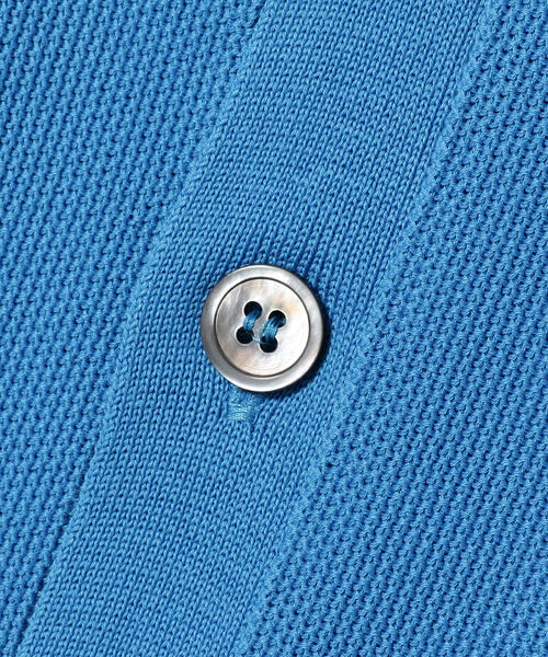 BRILLA per il gusto（ブリッラペルイルグースト）の「FILIPPO DE LAURENTIIS × Brilla per il gusto / 別注 コットン スタンドカラー カーディガン（ニット/セーター・メンズ・ミント/ブルー/ネイビー・48/46/44）」の5枚目の写真