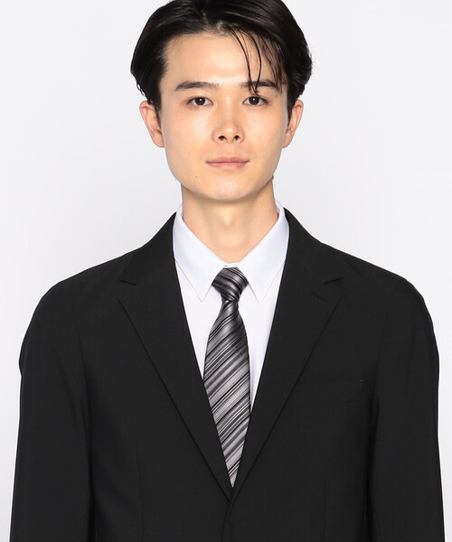 COMME CA ISM(コムサイズム)の「シャドーストライプ ネクタイ(ネクタイ・メンズ・グレー/レッド/ネイビー/ベージュ・FREE)」の14枚目の写真