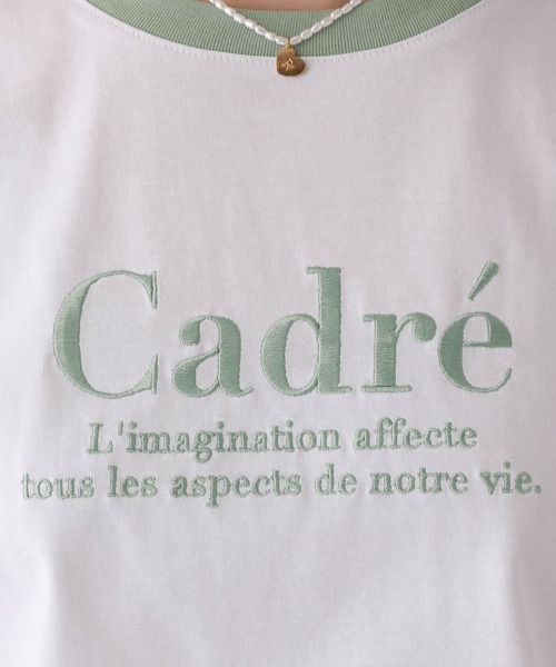 repipi armario（レピピ アルマリオ）の「CadreリンガーTシャツ（Tシャツ/カットソー・キッズ・ミント/ホワイト/ピンク/ブラック/ブルー・SMALL/MEDIUM/LARGE）」の17枚目の写真
