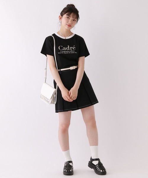 repipi armario（レピピ アルマリオ）の「CadreリンガーTシャツ（Tシャツ/カットソー・キッズ・ミント/ホワイト/ピンク/ブラック/ブルー・SMALL/MEDIUM/LARGE）」の18枚目の写真