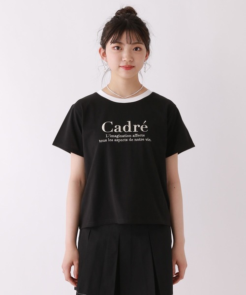 repipi armario（レピピ アルマリオ）の「CadreリンガーTシャツ（Tシャツ/カットソー・キッズ・ミント/ホワイト/ピンク/ブラック/ブルー・SMALL/MEDIUM/LARGE）」の10枚目の写真