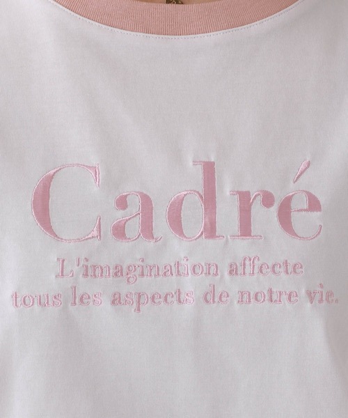 repipi armario（レピピ アルマリオ）の「CadreリンガーTシャツ（Tシャツ/カットソー・キッズ・ミント/ホワイト/ピンク/ブラック/ブルー・SMALL/MEDIUM/LARGE）」の9枚目の写真