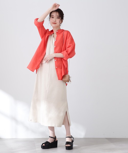 N.(N. Natural Beauty Basic)(エヌエヌナチュラルビューティーベーシック)の「【S Size Line】◆フロントポケットジャンパースカート(ジャンパースカート・レディース・モカ/ブラック/ライトベージュ・SMALL/MEDIUM)」の13枚目の写真