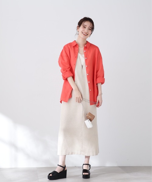 N.(N. Natural Beauty Basic)(エヌエヌナチュラルビューティーベーシック)の「【S Size Line】◆フロントポケットジャンパースカート(ジャンパースカート・レディース・モカ/ブラック/ライトベージュ・SMALL/MEDIUM)」の18枚目の写真