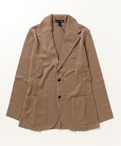 SHIPS（シップス）の「LARDINI:EX LNN/CTN KNIT METAL（テーラードジャケット・メンズ・ダークグレー/ブラック/ナチュラル/ベージュ・LARGE/MEDIUM/SMALL/X-SMALL）」の4枚目の写真