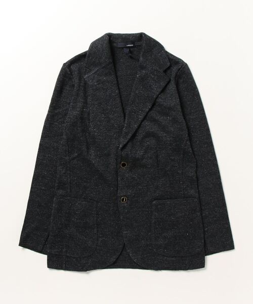 SHIPS（シップス）の「LARDINI:EX LNN/CTN KNIT METAL（テーラードジャケット・メンズ・ダークグレー/ブラック/ナチュラル/ベージュ・LARGE/MEDIUM/SMALL/X-SMALL）」の3枚目の写真