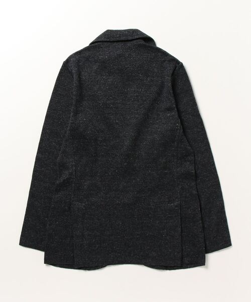 SHIPS（シップス）の「LARDINI:EX LNN/CTN KNIT METAL（テーラードジャケット・メンズ・ダークグレー/ブラック/ナチュラル/ベージュ・LARGE/MEDIUM/SMALL/X-SMALL）」の6枚目の写真