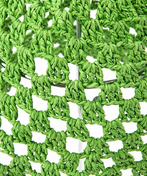 CONTROL FREAK / CTFK（コントロールフリーク）の「CONTROL FREAK(コントロールフリーク)透かし編みスカラップハット（ハット・レディース・ストライプ/グリーン/ホワイト/ブラック・FREE）」の8枚目の写真