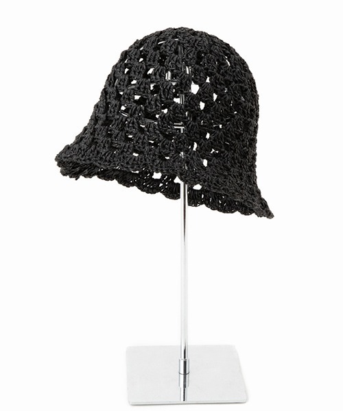 CONTROL FREAK / CTFK（コントロールフリーク）の「CONTROL FREAK(コントロールフリーク)透かし編みスカラップハット（ハット・レディース・ストライプ/グリーン/ホワイト/ブラック・FREE）」の20枚目の写真