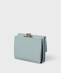 【新品】ポールスミス✨カラートリム がま口 ブルー 財布 折り財布 三つ折り ポールスミス 財布 三つ折り財布 がま口財布 青(ブルー) Paul