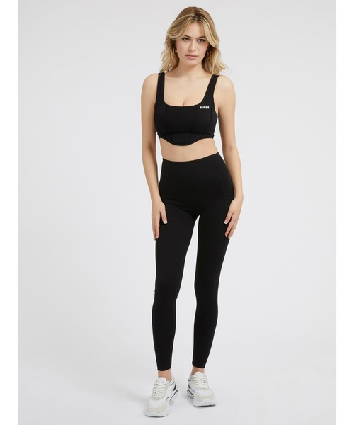 Guess（ゲス）の「Brigit Active Top（その他トップス・レディース・ブラック/ライトベージュ・X-SMALL/SMALL/MEDIUM）」の8枚目の写真