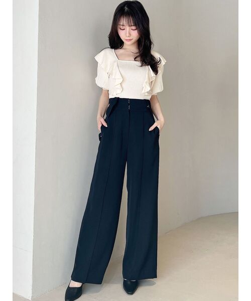 RESEXXY（リゼクシー）の「チェーンディティールストレートパンツ（その他パンツ・レディース・ブラック/ベージュ/モカ・FREE）」の21枚目の写真