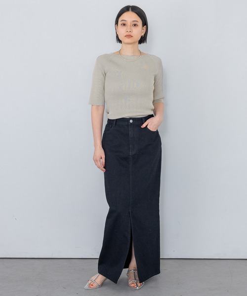 A part by(アパートバイ)の「クロスフラットサンダル(サンダル・レディース・オフホワイト/ブラック/シルバー/ブラウン・MEDIUM/LARGE)」の12枚目の写真