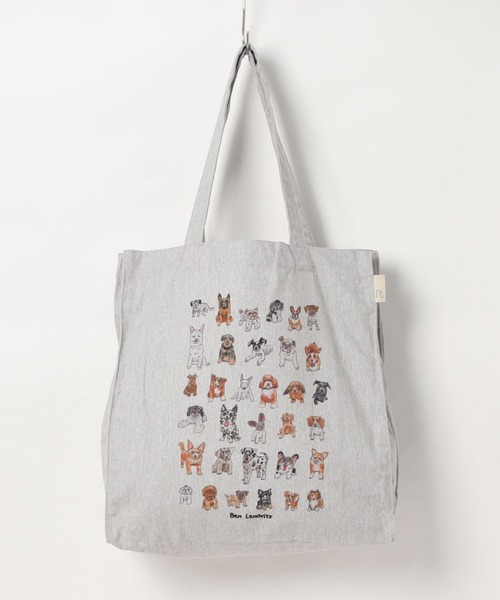 Ben Lenovitz(ベンレノビッツ)の「Gathering Tote Bag(トートバッグ・レディース・オフホワイト/ベージュ/グレー・FREE)」の3枚目の写真