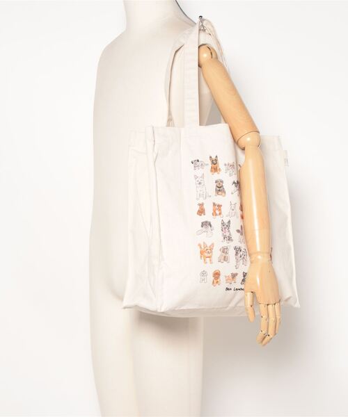 Ben Lenovitz(ベンレノビッツ)の「Gathering Tote Bag(トートバッグ・レディース・オフホワイト/ベージュ/グレー・FREE)」の10枚目の写真