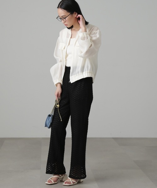 FREE'S MART（フリーズマート）の「◆スクエアネックリブタンクトップ（Tシャツ/カットソー・レディース・パープル/ブラック/ホワイト/グリーン・FREE）」の10枚目の写真