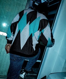 TOWNCRAFT/タウンクラフト JAQUARD CARDIGAN ジャガードカーディガン